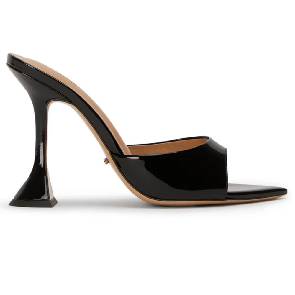Tony Bianco Marcel Mule black Patent Brand New